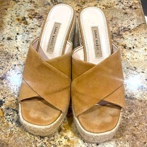 Zara platform sandals